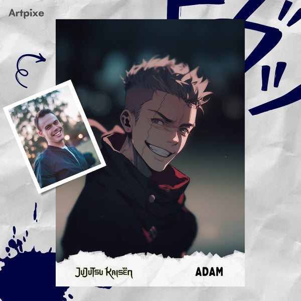 Personalized anime portrait | Jujutsu Kaisen